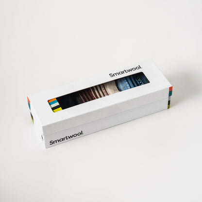 Smartwool Women's Everyday Stitch Stripe Crew Socks Trio Gift Box