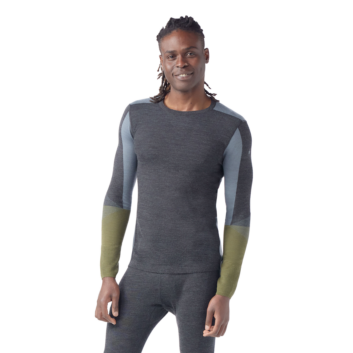 Smartwool Men's Intraknit™ Thermal Merino Base Layer Colorblock Crew