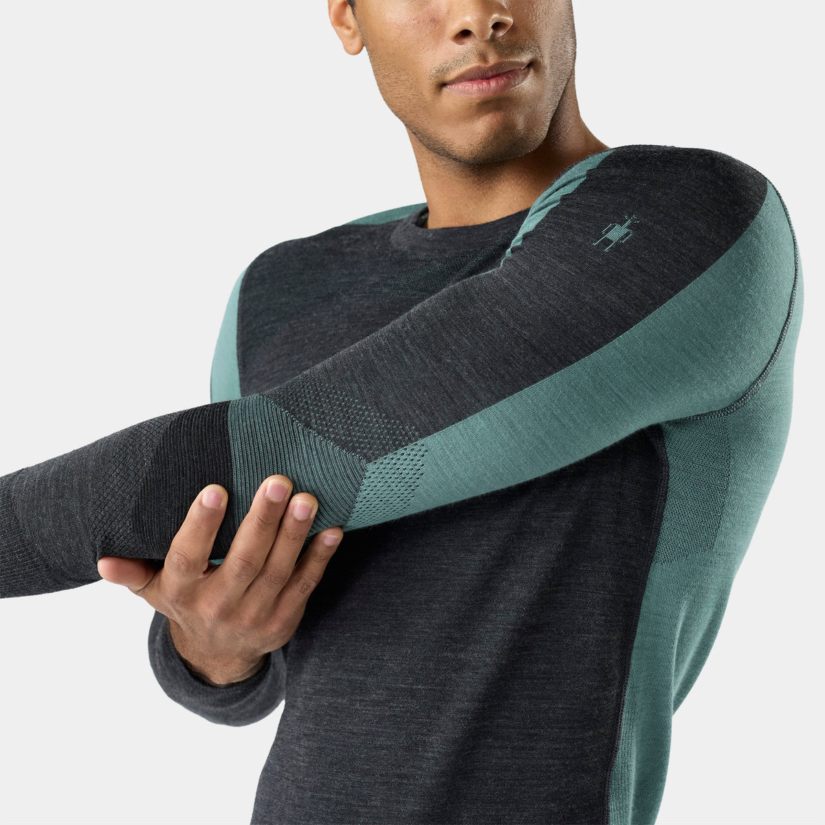 Smartwool Men's Intraknit™ Thermal Merino Base Layer Colorblock Crew